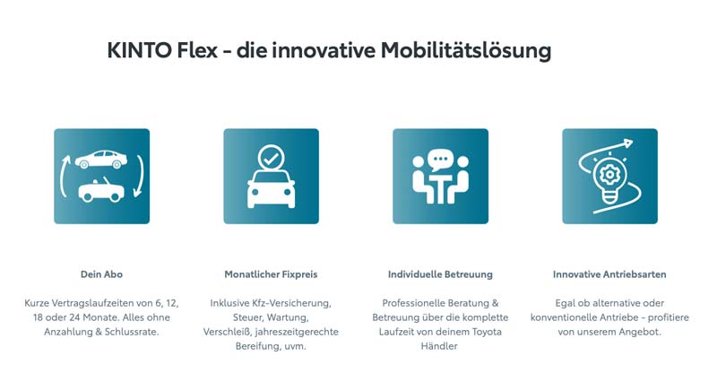 Besonderheiten KINTO flex