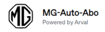 Im Bild das Logo of MG Auto-Abo