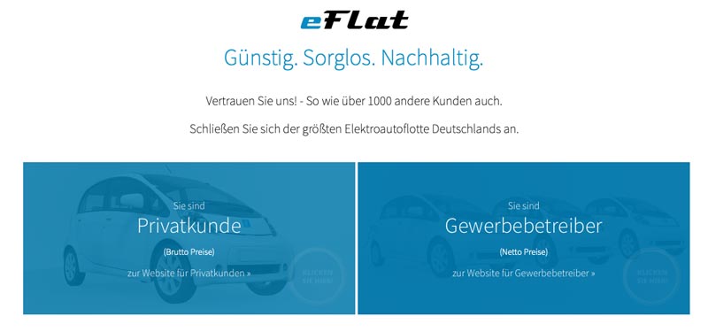 eFlat Privat- und Gewerbekunden