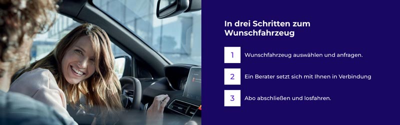 So einfach funktioniert das Auto-Abo bei Stellantis &You Auto-Abo.